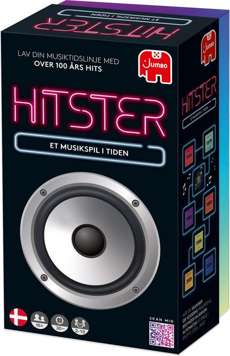 Produktbild Jumbo Hitster Music Card Game (DK) (HIT006DK) (Dänisch, 2 - 6 Spieler)