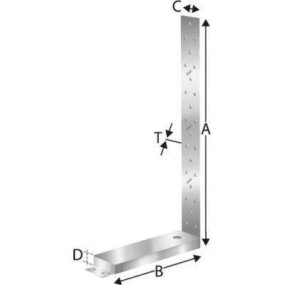 Simpson Sst, Baubeschläge + Holzverbinder, SST Zuganker HD400M16G-B