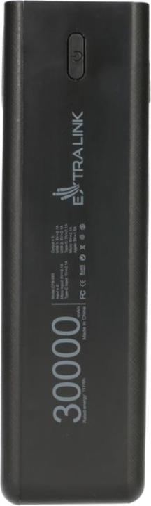 Actual product image Extralink EPB-093 30000mAh Czarny | Powerbank | Solar Power bank, USB-C (30000 mAh, 10 W, 111 Wh)