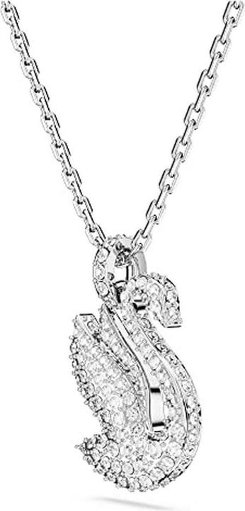 Actual product image Swarovski Iconic Swan Necklace Swan Medium White (Swarovski Metal, 42 cm)