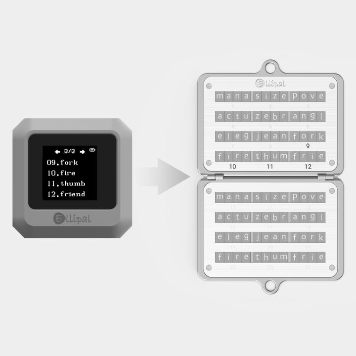 Produktbild Ellipal Seed Phrase Steel