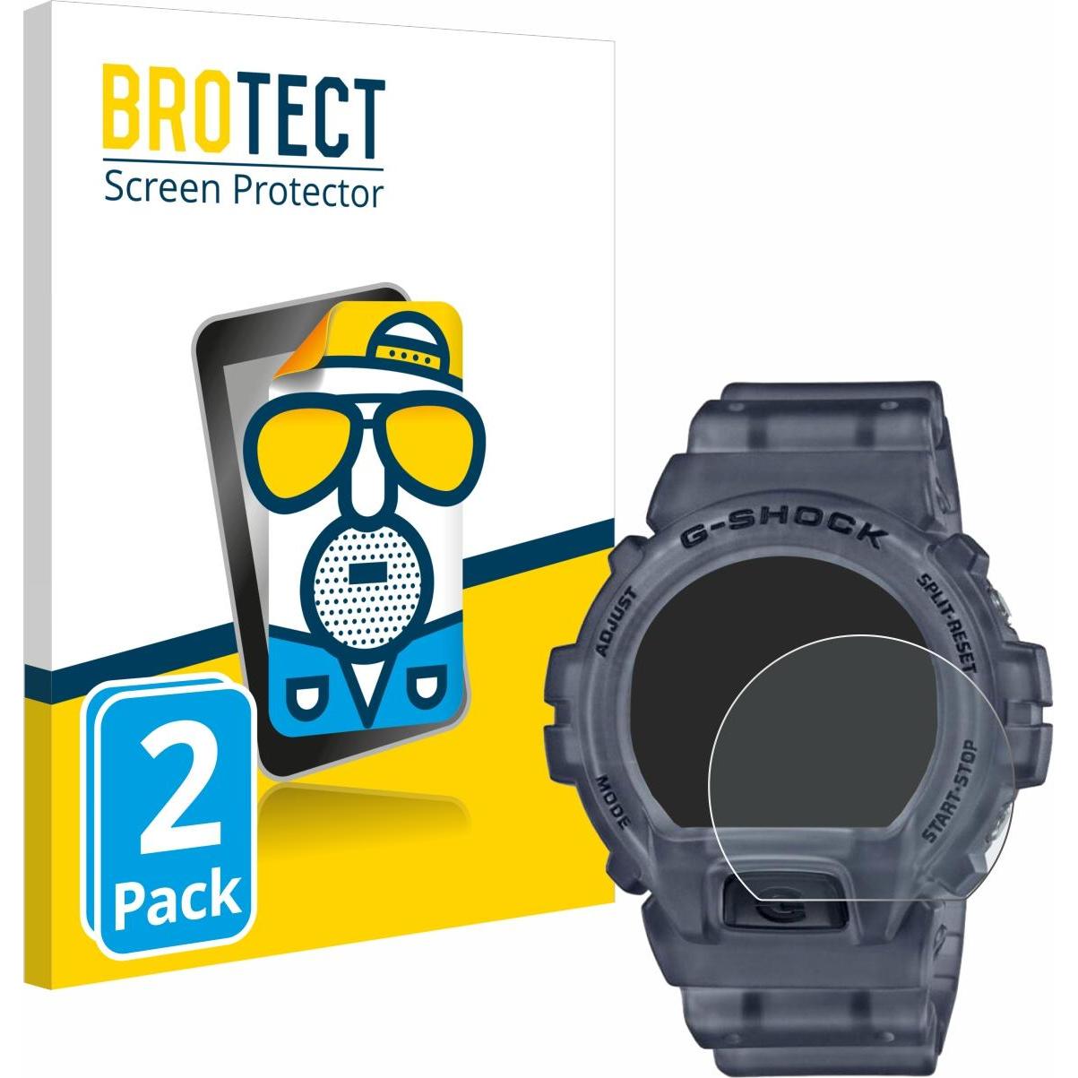 BROTECT Entspiegelungs-Schutzfolie Displayschutz Matt, Smartwatch Schutzfolie, Grau