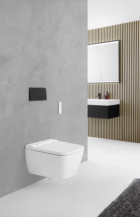 Actual product image Geberit AquaClean Sela Square complete WC system, wall-hung WC, 146,250.