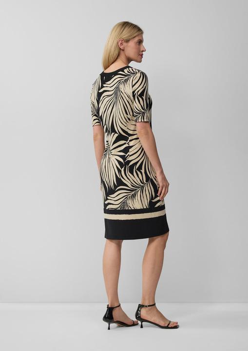 Produktbild S.Oliver Kleid Relaxed-Fit-Kleid mit Tunikaausschnitt und Zierborte (48)