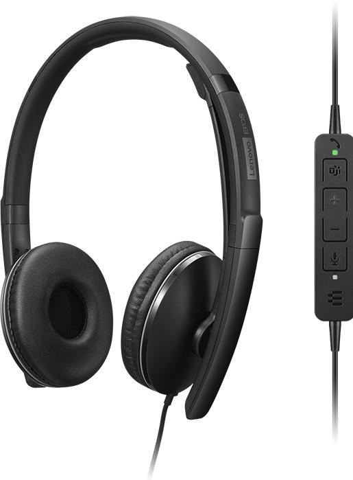 Produktbild Lenovo Wired Anc Headset Gen 2 Teams (Kabelgebunden, USB-C)