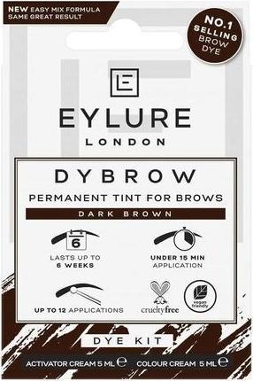 Produktbild Eylure DYBROW Augenbrauenfärbeset Dunkelbraun