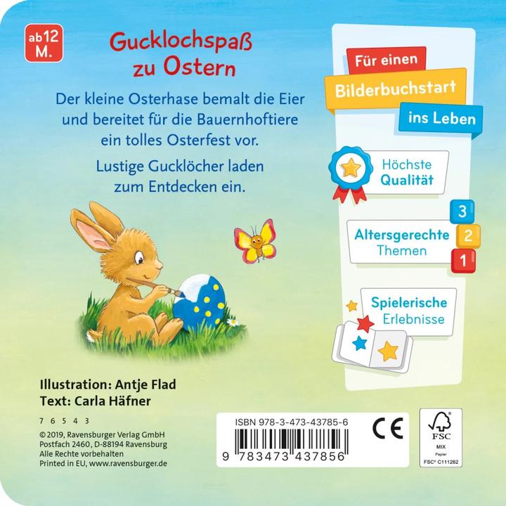 Image du produit Ravensburger Mein Gucklochbuch: Frohe Ostern (Allemand)