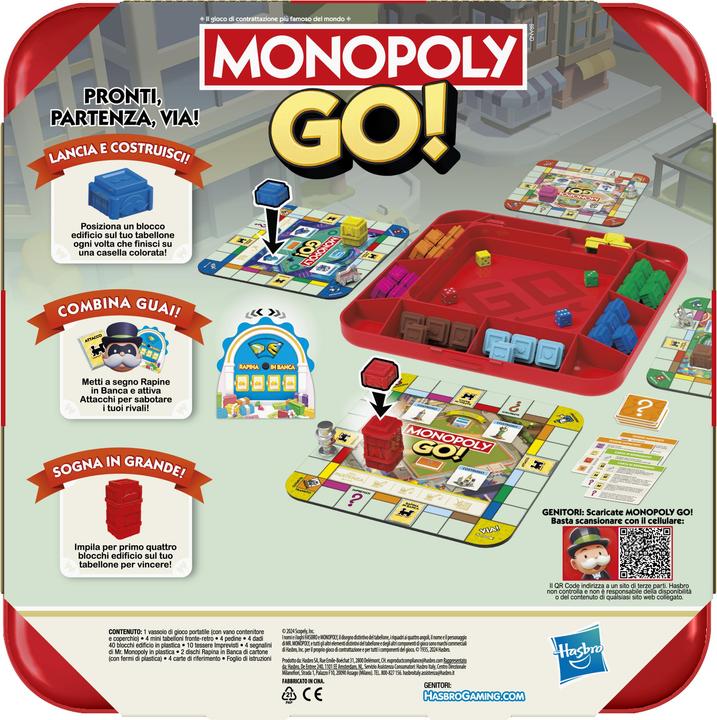 Image du produit Hasbro Gaming Monopoly GO! Jeu de société (Allemand, 2 - 4 Joueur)