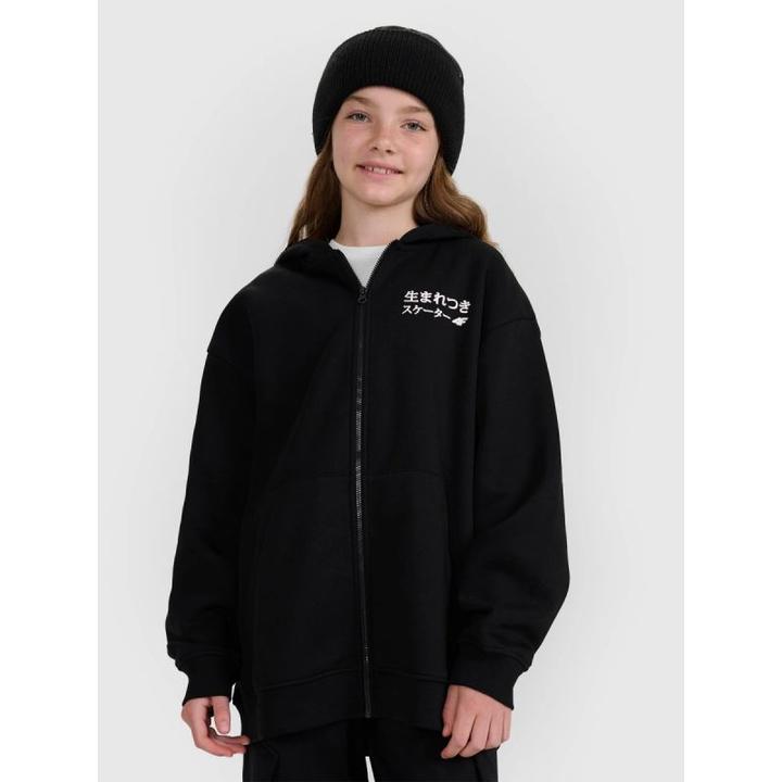 Produktbild 4F Mädchen-Sweatshirt mit Reissverschluss und Kapuze (146)