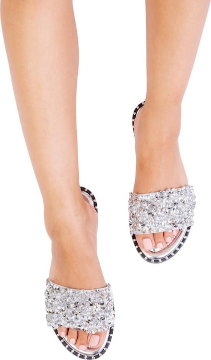Immagine prodotto Where's That From Poppy Sliders Luccicante Piatta Donna (36)