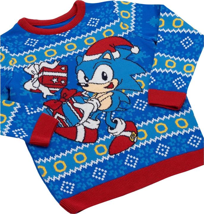 Produktbild Sonic The Hedgehog Pullover weihnachtliches Design (140)