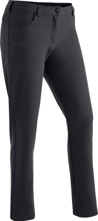 Pantaloni Trekking Donna Maier Sports Rechberg - Black, Taglia 38, Elasticizzati 4 Vie, Idrorepellenti, Senza PFC