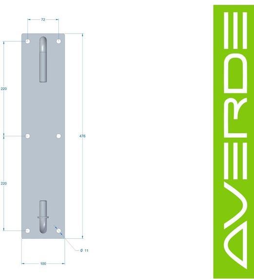 Actual product image Averde Pferdedusche Komplettset mit Schwenkarm, Abspritzbrause und Zubehör