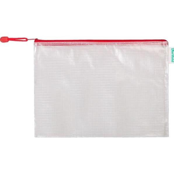 Thumbnail - Tarifold, Mappe, Reissverschlusstasche PVC rot A4 330x240mm VE=8 Stück (A4, 8 x)