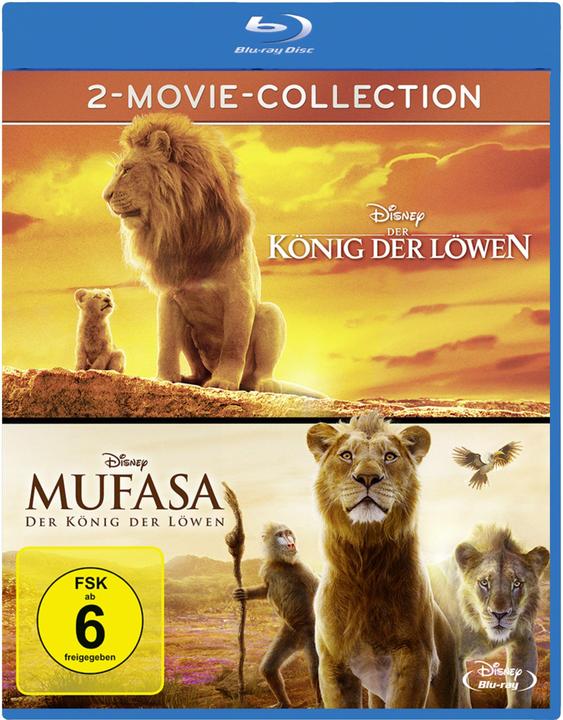 Disney Interactive Studios Der König der Löwen + Mufasa - BR (Blu-ray, 2025, Deutsch, Englisch, Französisch, Italienisch, Niederländisch)