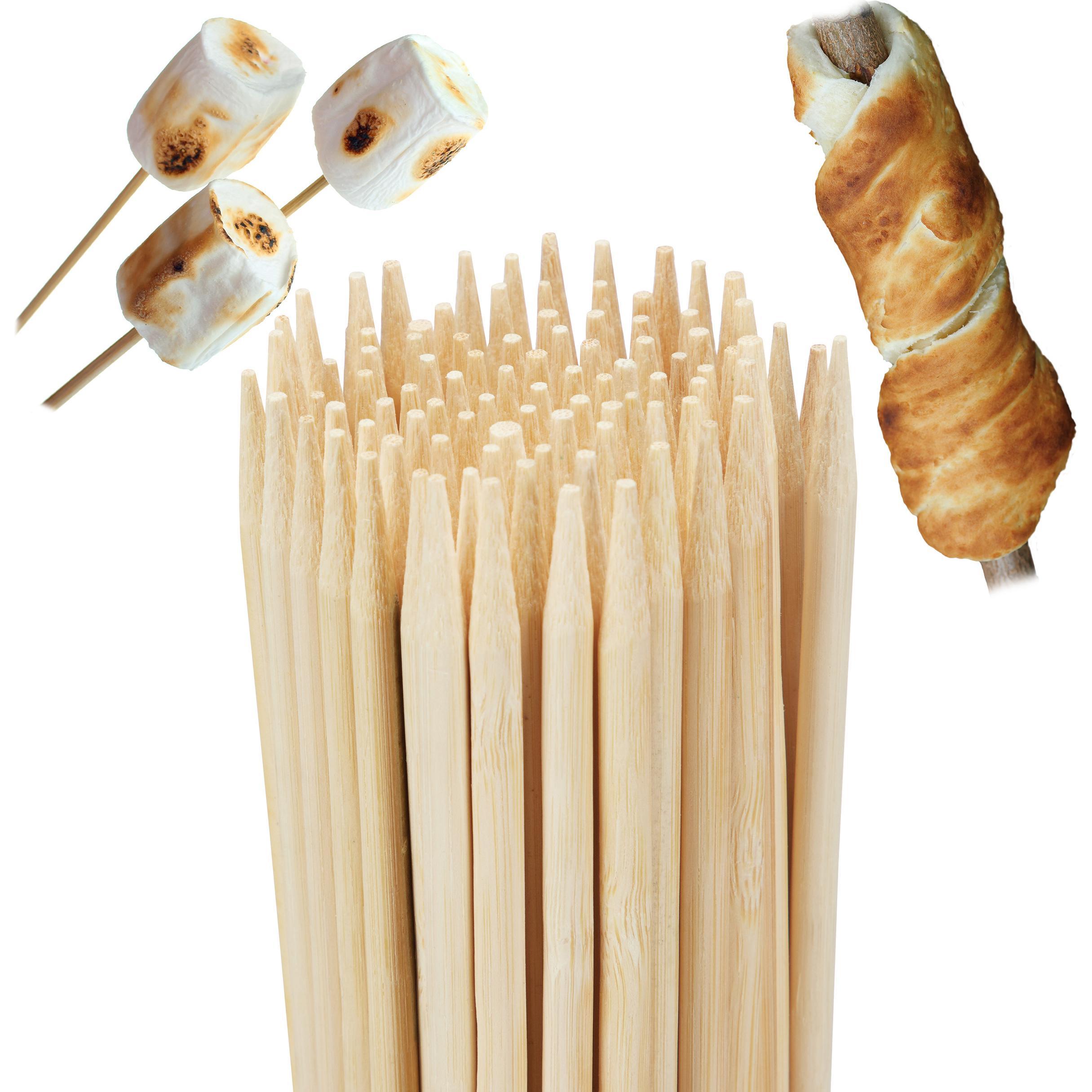 Thumbnail - Relaxdays, Grillbesteck, 200x Stockbrotspiesse