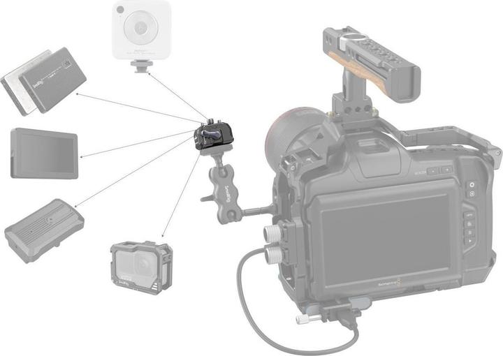 Produktbild SmallRig Drop-in HawkLock Universal mini Quick Release Plate and Clamp 3513C