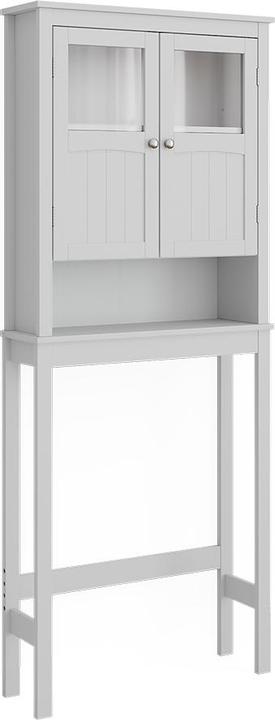 Vichy Toilettenschrank Bianco, Weiss, 69 x 171 cm (19.80 x 69 x 171 cm)