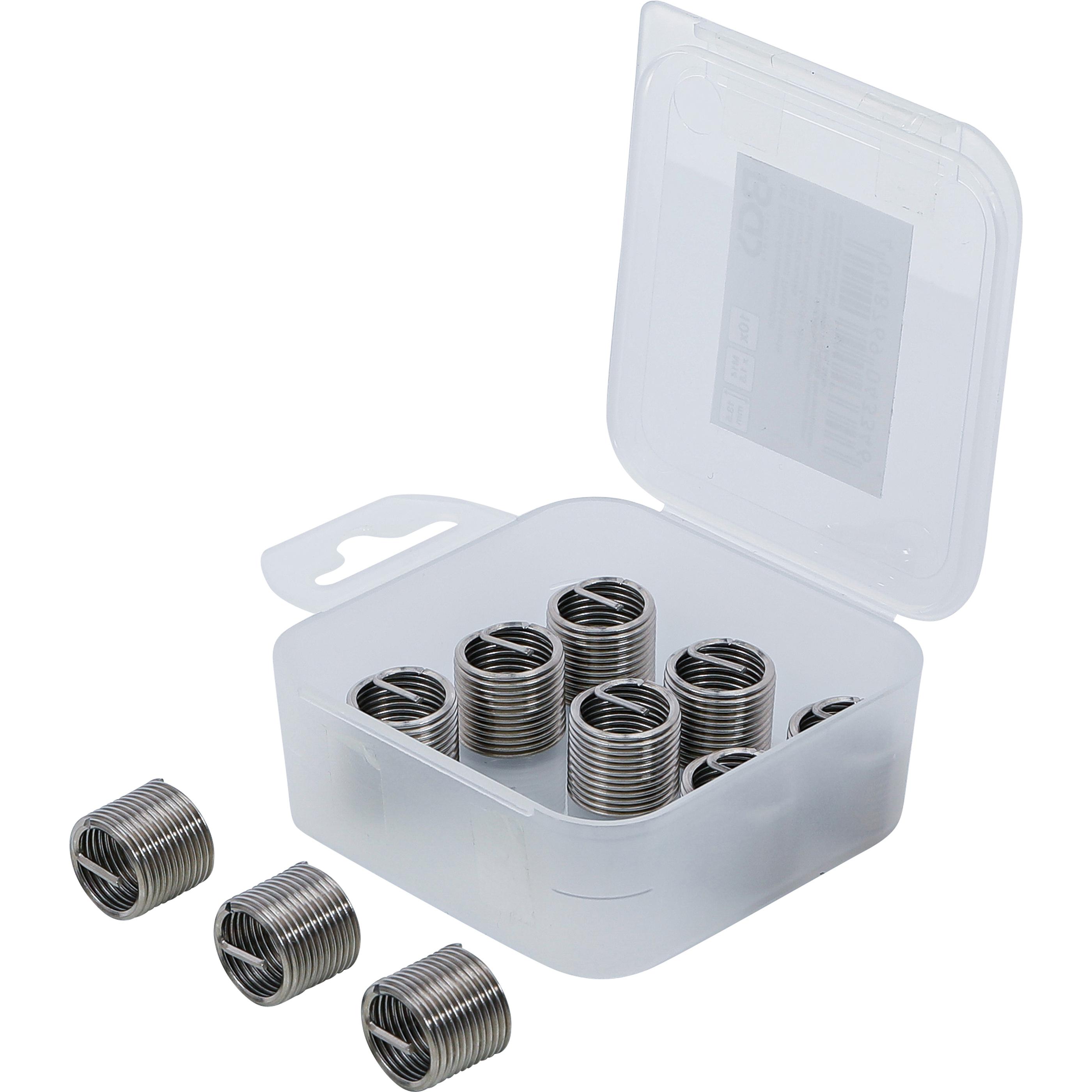 BGS, Gewindeschneider + Gewindebohrer, Ersatz-Gewindeeinsätze M14 x 1,5 mm 10-tlg.