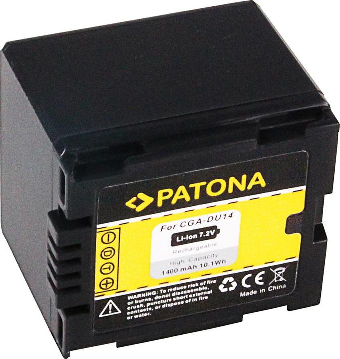 Produktbild Patona Akku f. Panasonic NV-GS250 NV-GS150 NV-GS140 NV-GS75 CGA-DU14