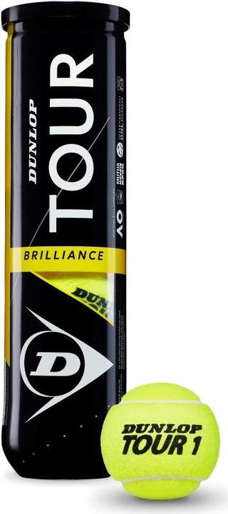 Image du produit Dunlop Balles de tennis TOUR BRILLIANCE 4-tube ITF