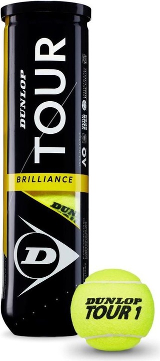 Produktbild Dunlop Tennis balls TOUR BRILLIANCE 4-tube ITF