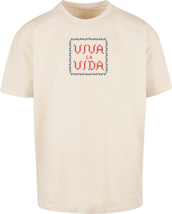 Produktbild Merchcode Frida Kahlo - Pixels viva la vida Heavy Oversize Tee - 118083 (S)