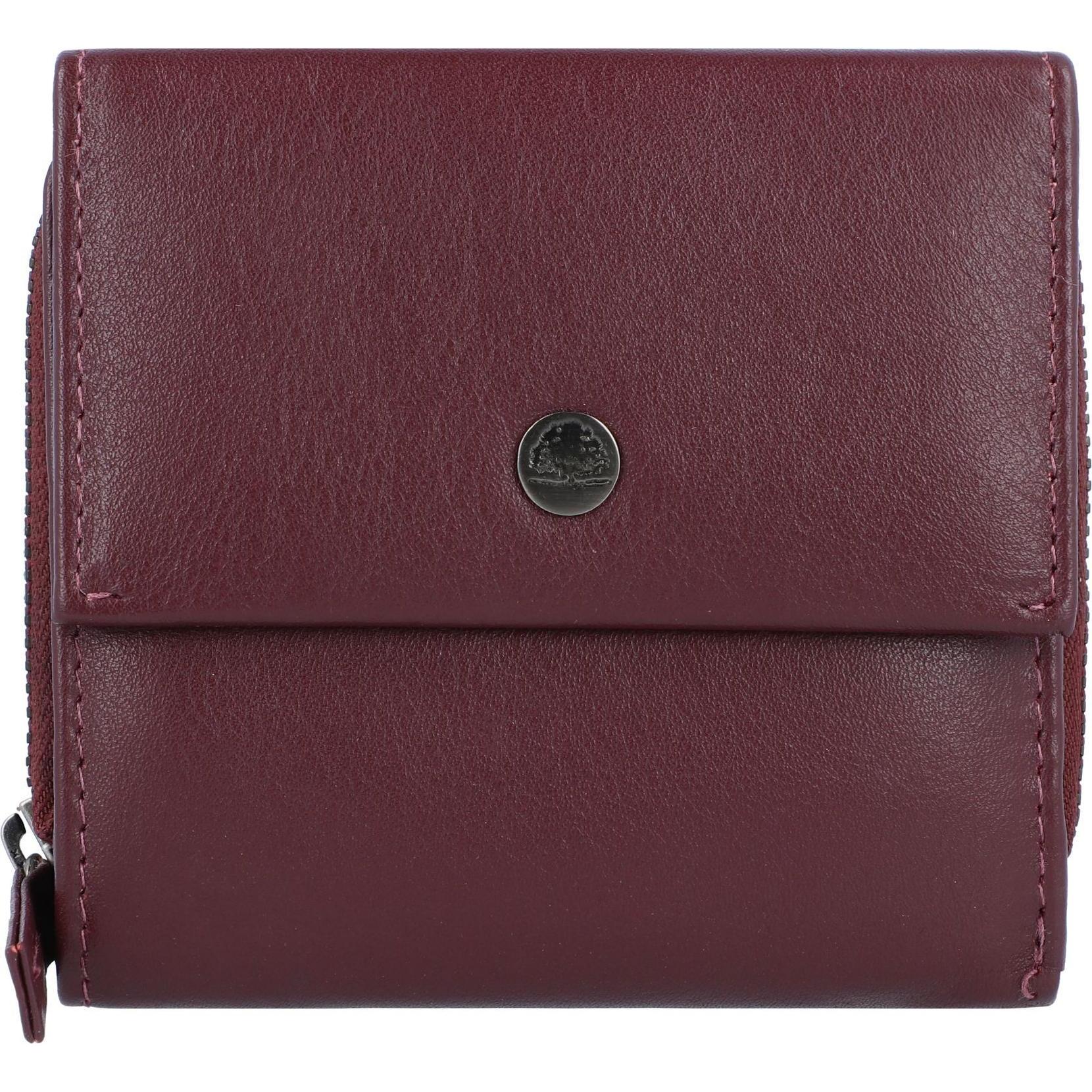Greenburry, Damen, Portemonnaie, Spongy Geldbörse Leder 10,5 cm, Rot