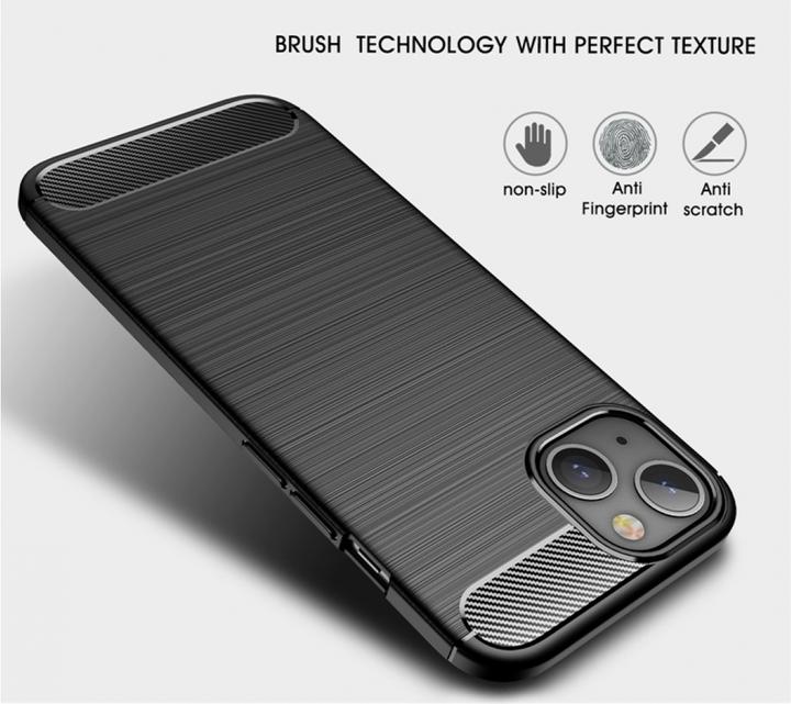 Produktbild Screenguard Carbon Brushed Soft TPU Case (Apple iPhone 13)