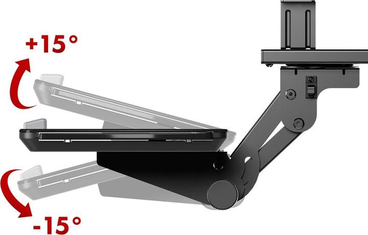 Immagine prodotto Maclean Untertisch-Tastaturhalter verstellbar max. 5kg schwarz MC-156 B
