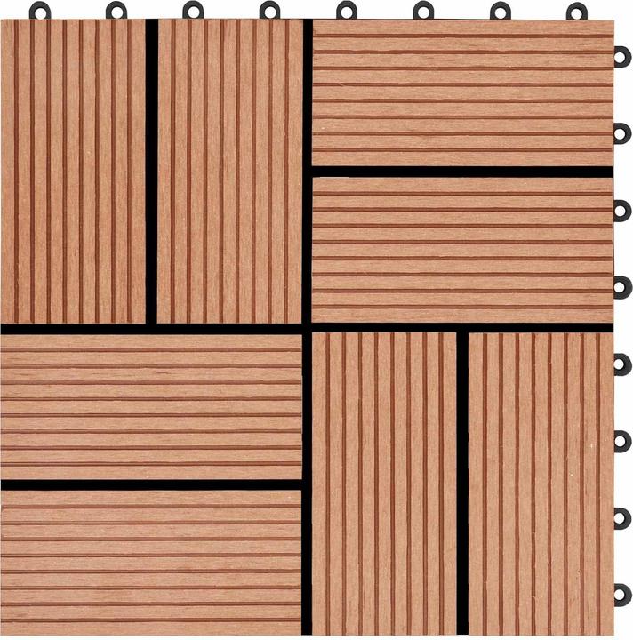 Produktbild vidaXL Terrassenfliese (11x, 30 x 30 cm)