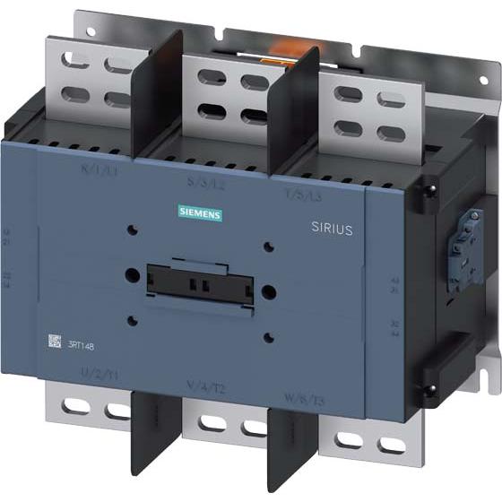 Siemens Schütz, AC-1, 2100 A, 3polig, AC 100-240V, DC 100-220V, 2S+2Ö, Antrieb elektr... 3RT14866AP36, Relais