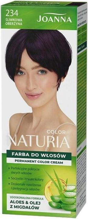 Produktbild Joanna Naturia Color Haarfärbemittel Nr. 234 - Pflaume aubergine 150g (Pflaume aubergine)