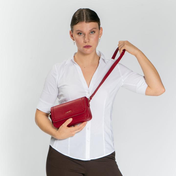 Produktbild Lazarotti Bologna Leather Umhängetasche Leder 21 cm