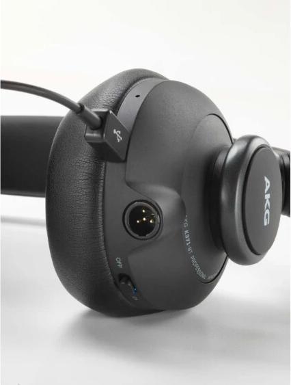 Image du produit AKG Type fermé couvrant toute l'oreille. Casque sans fil K371 BT (Pas de réduction du bruit, 40 h, Sans fil)