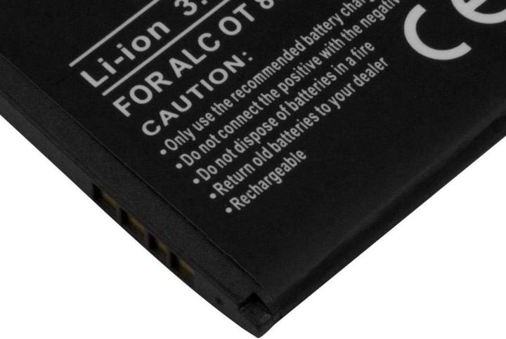 Actual product image Avizar Li-Ion Akku 3.7V 800mAh Alcatel OT-880/710