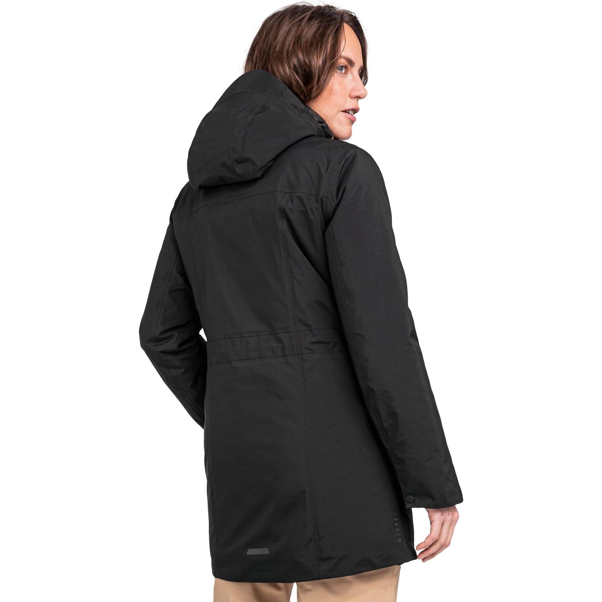 Thumbnail - Schöffel, Damen, Jacke, Women's 3In1 Parka Barth (38, M), Schwarz, 38, M