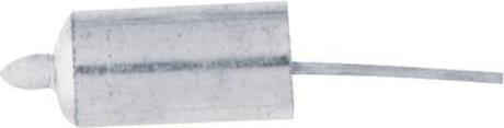 Actual product image ITW Blue plastic bodied pushbutton switch