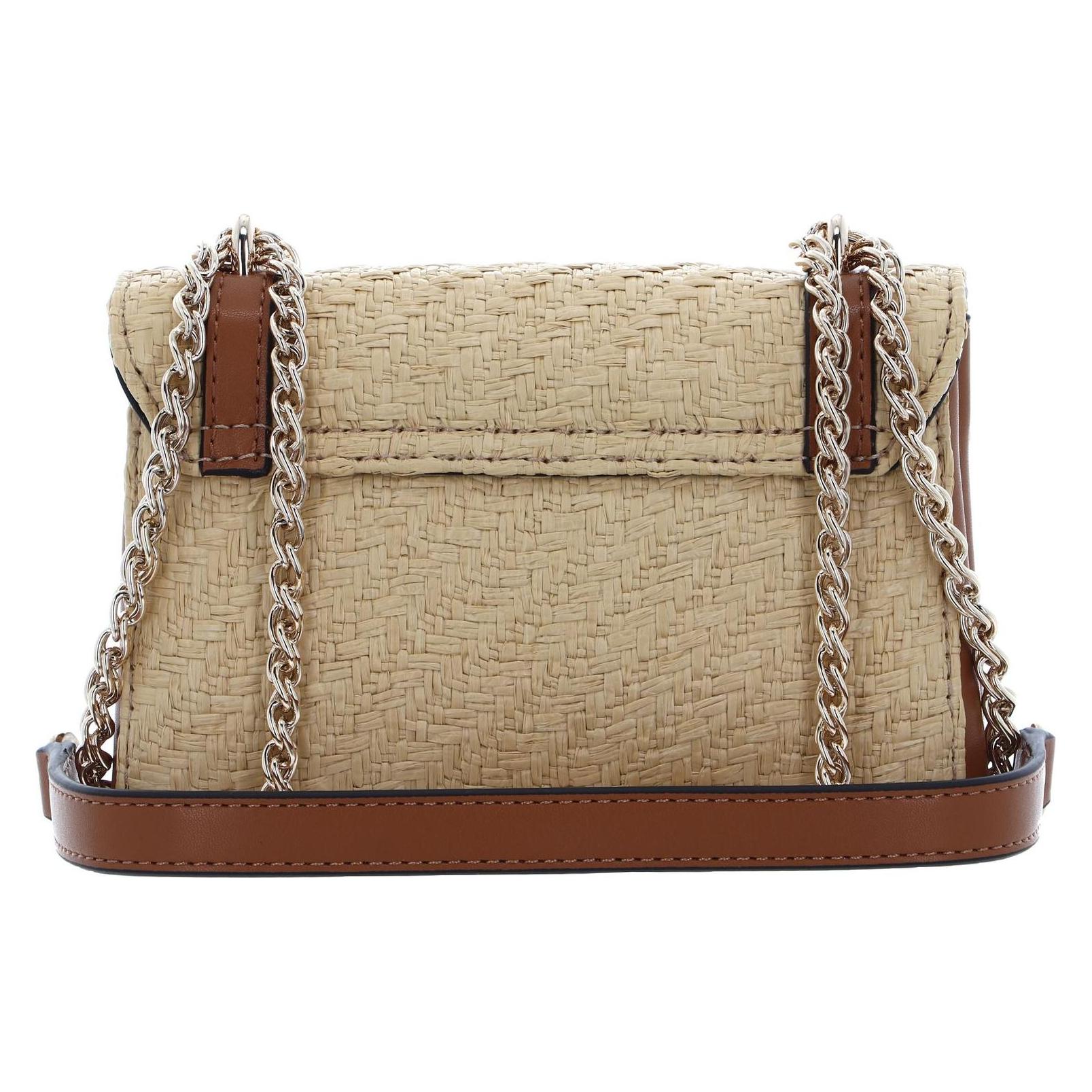 Guess, Damen, Handtasche, Emilee Mini Convertible Flap Crossbody Bag, Beige