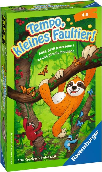 Produktbild Ravensburger Tempo, kleines Faultier! (Deutsch, Französisch, Italienisch, 2 - 4 Spieler)