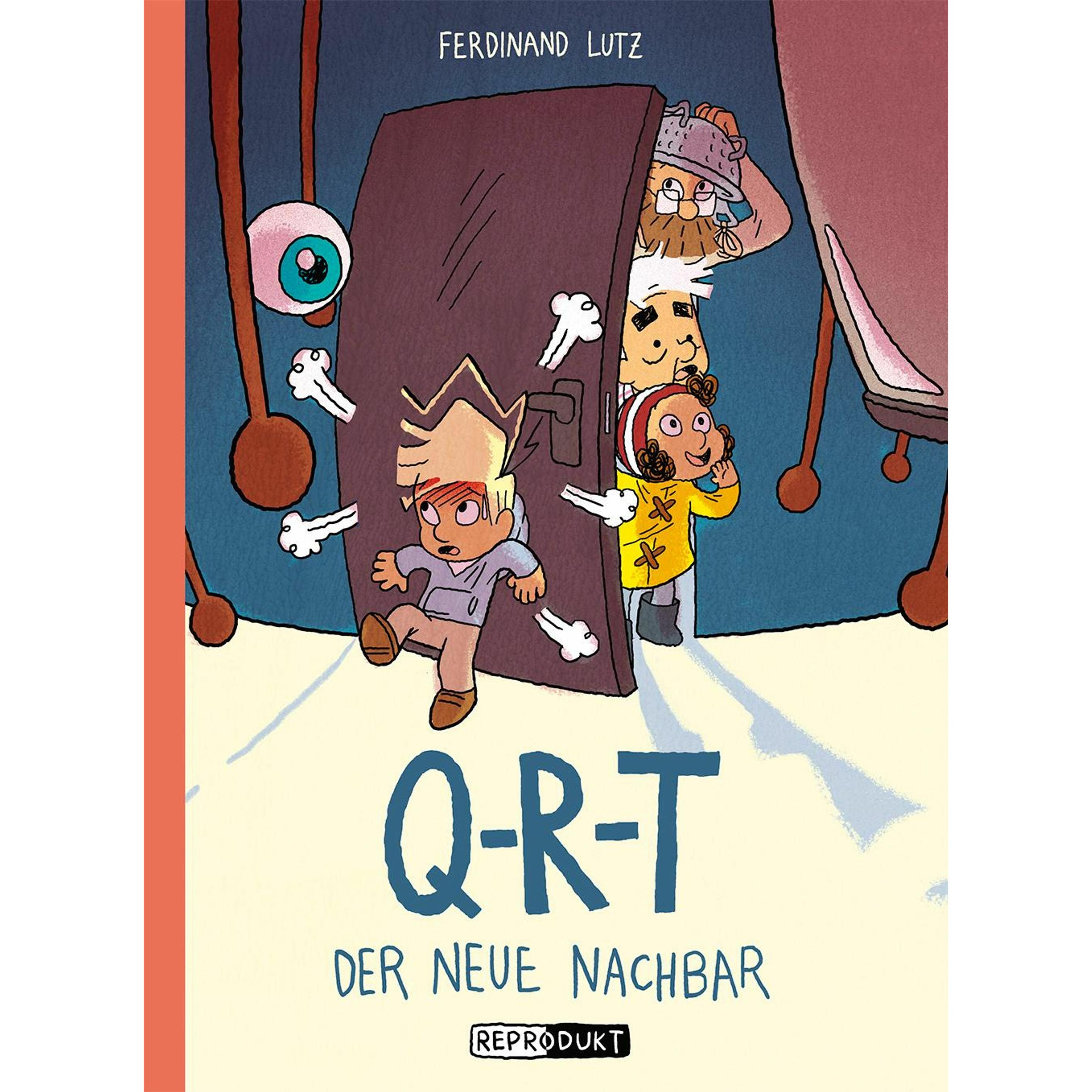 Q-R-T: Der neue Nachbar, Kinderbücher von Ferdinand Lutz
