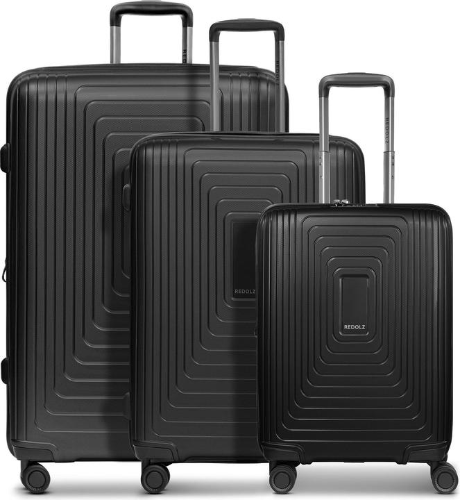 Actual product image Redolz Essentials 14 4-wheel suitcase set 3-piece with stretch fold (250 l)