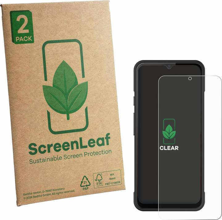 Produktbild ScreenLeaf Schutzfolie für iMin Swift 1 Pro nachhaltiger Displayschutz Display Schutz Folie Klar Transparent