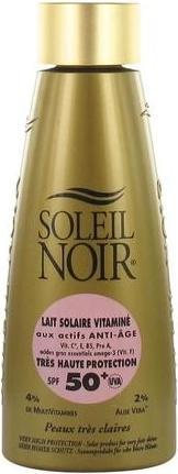 Actual product image Soleil Noir Very High Protection Vitaminized Sun Milk SPF 50+ 150ml (Suntan lotion, SPF 50+, 150 ml)