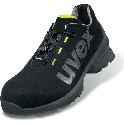 Uvex Sports, Sicherheitsschuhe, uvex 1 Halbschuhe S2 65629 schwarz, gelb Weite 12 Grösse 44 (S2, 44)