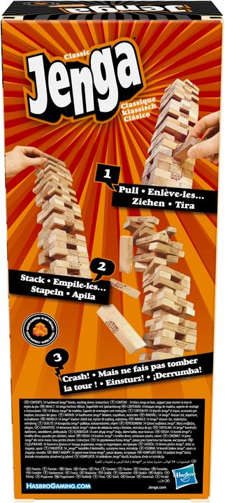 Produktbild Hasbro Gaming Jenga Classic (Französisch, Italienisch, Deutsch)