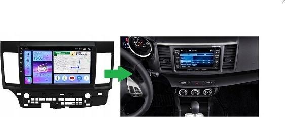 Actual product image No Name RADIO GPS NAVIGATION MITSUBISHI LANCER VIII 2007-2014 ANDROID (10")