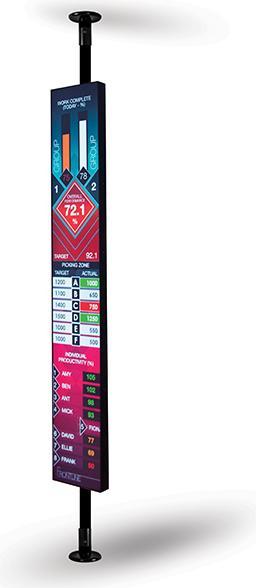 Produktbild Btech SystemX Pop-in/-Out Wandhalterung mit Feinjustierung für LG86BH5C Portrait (VESA 200 x 600) (Wand, 86", 50 kg)