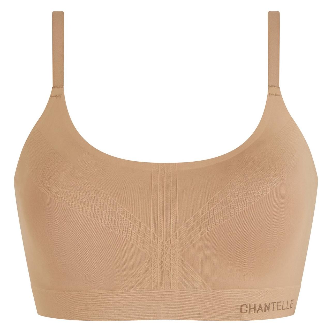 Chantelle, Bh's, - Smooth Comfort - Support Bh Zonder Beugel - Terracotta - Maat Xl, Bruin, Beige, (Een Eenheid Per Verpakking, Xl)