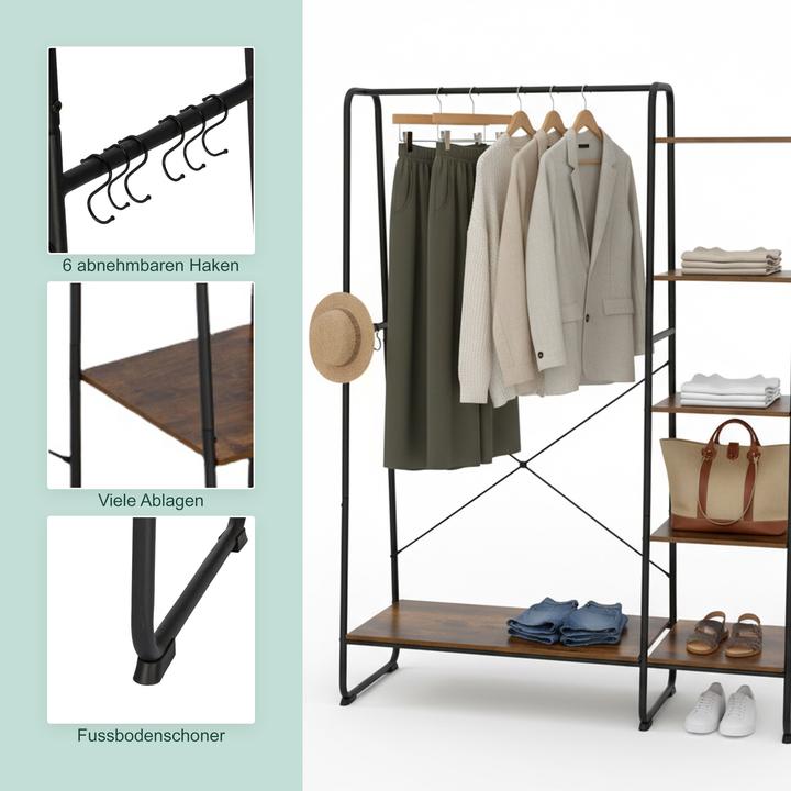 Actual product image Relaxdays coat rack